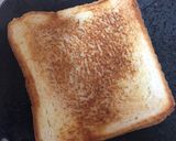 A picture of step 2 of Cheese toast.