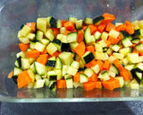 Foto del paso 1 de la receta: Tofu glaseado con naranja 🍊 y verduras🍲(apto para veganos 🌱)