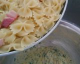 Une image de l'étape 3 de Pâte carbonara.