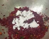 A picture of step 2 of Beetroot Poriyal.