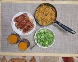 A picture of step 13 of Rolled meat, veggies and cheese.