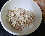 A picture of step 6 of Eggless plum cake.