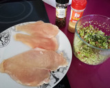 Foto del paso 1 de la receta: Pechugas rellenas a mi manera