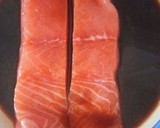 Foto del paso 1 de la receta: Tataki de Salmón con Mayonesa de Soja y Calabacín a la Mantequilla al Wok