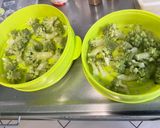 Une image de l'étape 3 de Flan de chou romanesco au porc et parmesan.