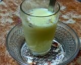 A picture of step 3 of Kesar baadam milk.