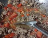 Foto langkah ke 3 dari resep Spaghetti Bolognese Saus Daging Slice.