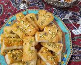 عکس مرحله 6 از دستور شیرینی نارگیلی با خمیر هزارلایه