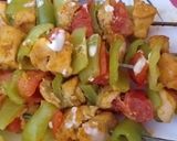 صورة لخطوة 5 من وصفة بطاطا بالجبن 🥔وأسياخ دجاج مشوية 🍗🍗🍗🍗🍗😋