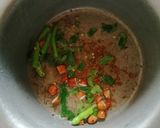 A picture of step 3 of Baadam jeera rice.