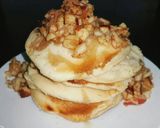 Hình bước làm 3 của món Pancake táo quế