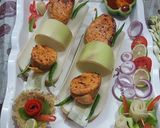 তন্দুরি পটেটো বোট(tandoori potato boat recipe in Bengali) রেসিপির ধাপ 4 ছবি