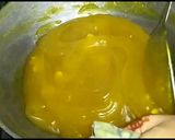 A picture of step 4 of Muscoth/muscat halwa.