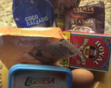 Foto del paso 1 de la receta: Galletas de coco con chocolate y almendras