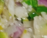 Foto del paso 2 de la receta: Arroz vegano con puerro y zapallitos