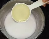 A picture of step 3 of Eggless Chocolate Cake.