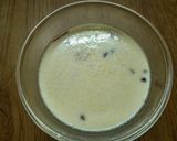 A picture of step 4 of Semolina kheer.