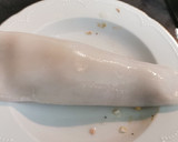 Foto del paso 7 de la receta: Calamar relleno de sus tentáculos, aletas y Cigala