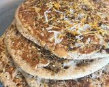 A picture of step 4 of Zaatar and cheese wholemeal pancakes - Best Sunday Breakfast 💥🥞.