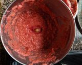 A picture of step 2 of Phalsa chutney.