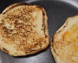 Foto del paso 4 de la receta: Sándwich🥙de berenjena,🍆calabacín y queso🧀crema🥯