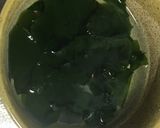 A picture of step 1 of Miso soup with Tofu and Wakame.