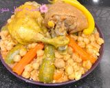 صورة لخطوة 5 من وصفة كسكس بالدجاج 🍗مرق احمر