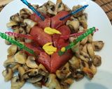 Foto del paso 9 de la receta Salchichas en forma de corazón