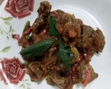 Foto langkah ke 4 dari resep Tumis Ati Ayam pedas manis.