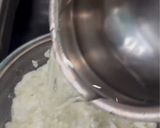 A picture of step 3 of Chhena Poda.