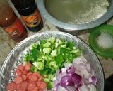A picture of step 3 of Chinese Rice with Chicken Jalfrezi.