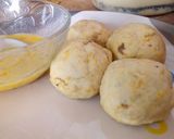 A picture of step 3 of Plantain meat balls.