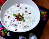 A picture of step 3 of Pomegranate hung curd raita.