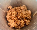 A picture of step 1 of Vegan Coffee, Chocolate, and Vanilla Panna Cotta Cake.