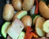 Mustáros rozmaringos kéregben sült sertésszűz, grill zöldségekkel recept fázis 1 fotója