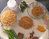 A picture of step 1 of Sambhar.