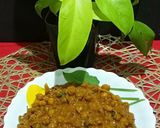 A picture of step 5 of Black Gram / kala Chana Curry.