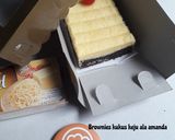 Foto langkah ke 5 dari resep Brownies kukus keju ala amanda.
