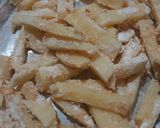 A picture of step 2 of Honey chilli potato.