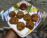 A picture of step 5 of Lilva Vada / Turichya danyache vade.