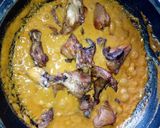 A picture of step 8 of Chicken made with peanut butter #4weeks challenge.