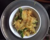 A picture of step 5 of Aloo masala.