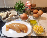Foto del paso 1 de la receta: Tarta de pollo y setas, sin gluten