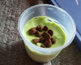 Foto langkah ke 3 dari resep Matcha Latte Chocochips Ice Cream.