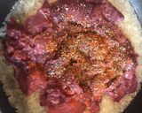 Házi csirkemájkrémmel, sajttal, baconnal töltött gombafejek ➡️ zöldség körettel 🐥🍄🍽🔝 recept fázis 3 fotója