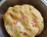 A picture of step 4 of Rajasthani Tikar.