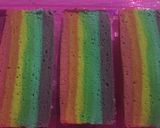 Foto langkah ke 8 dari resep Rainbow roll cake🌈.