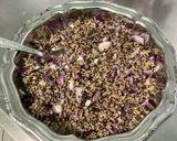 Une image de l'étape 10 de Salade de quinoa au melon, concombre, tomates et oignon rouge.