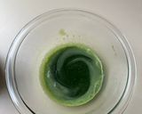 A picture of step 1 of Vietnamese Pandan Coconut Waffles (bánh kẹp lá dứa).