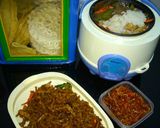 Foto langkah ke 4 dari resep Nasi Liwet rice cooker.